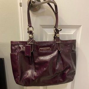 Purple Coach Purse